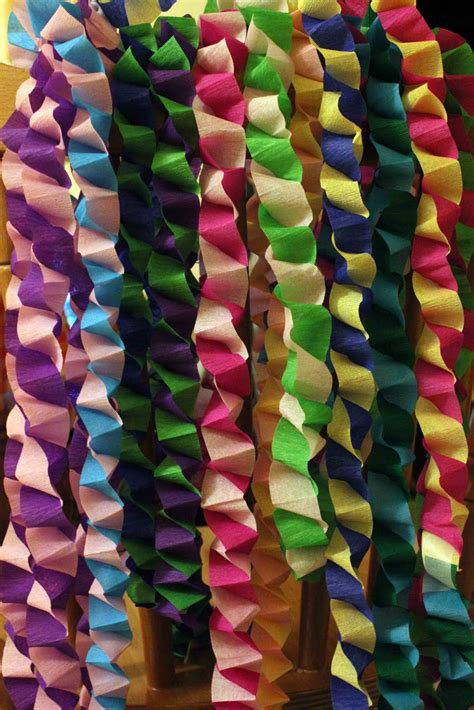 crepe paper streamers ideas|decorating with crepe paper ideas.